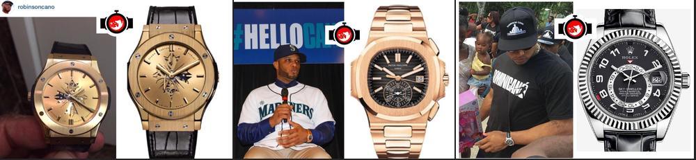 Exploring Robinson Canó's Impressive Watch Collection: Hublot, Patek Philippe, and Rolex